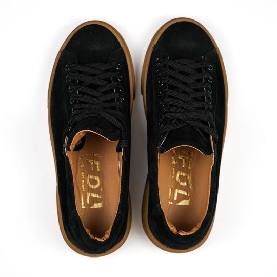 Sneakers Londra in Camoscio Nero