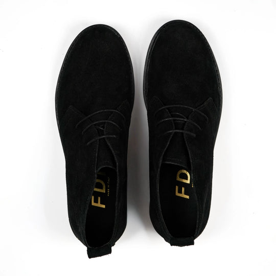 Polacchine Flavio in Camoscio Nero