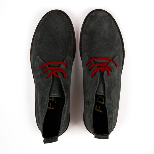 Polacchine Flavio in Camoscio Grigio