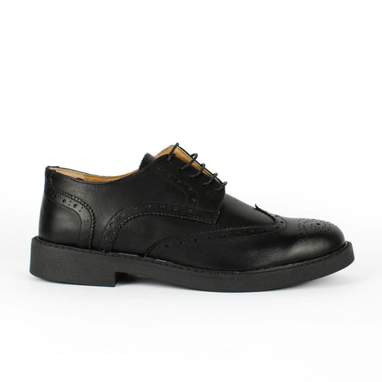 Derby Francesina in Pelle Nero