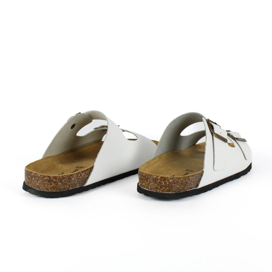 Sandali Positano in Vera Pelle Bianca