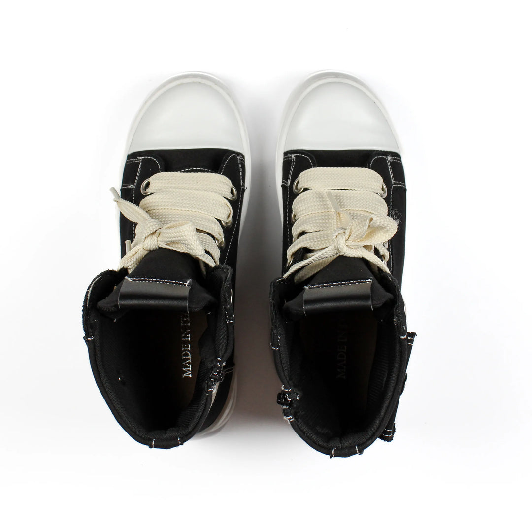 Sneakers Milano in tessuto a collo alto