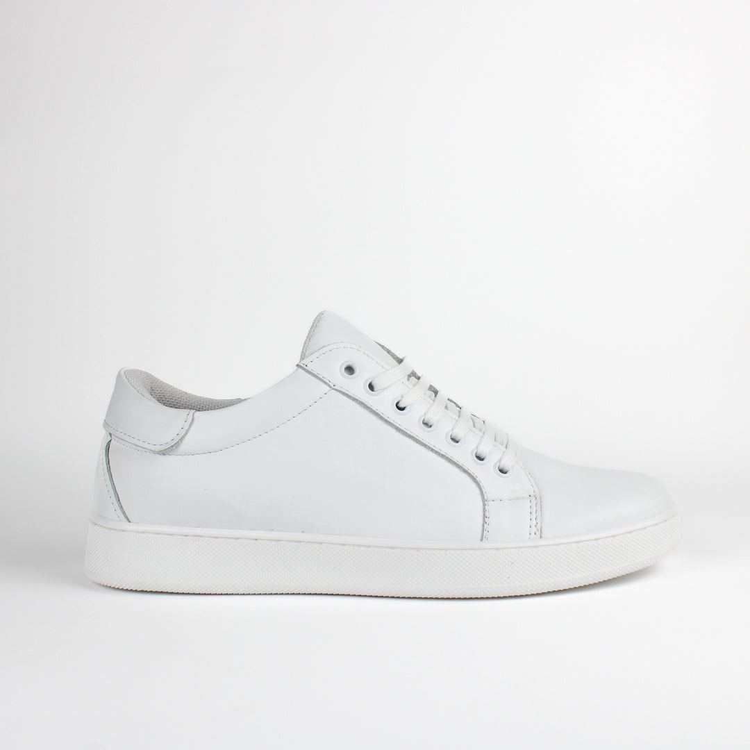 Sneakers Bart in Pelle Bianca