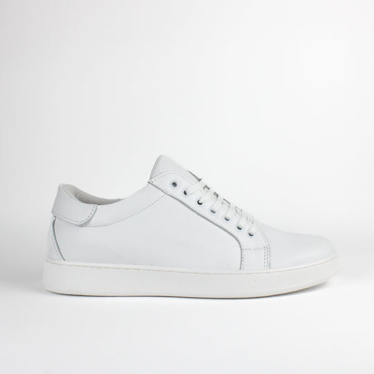 Sneakers Bart in Pelle Bianca