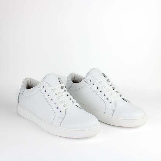 Sneakers Bart in Pelle Bianca