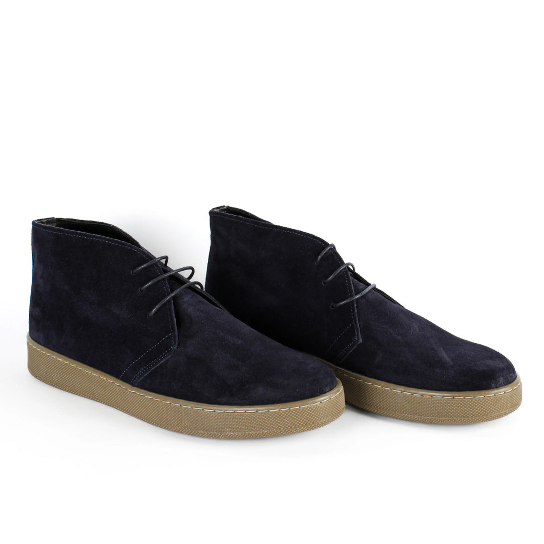 Polacchine Dante in Camoscio Blu