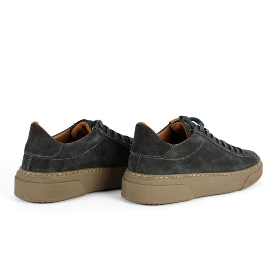 Sneakers Londra in Camoscio Grigio