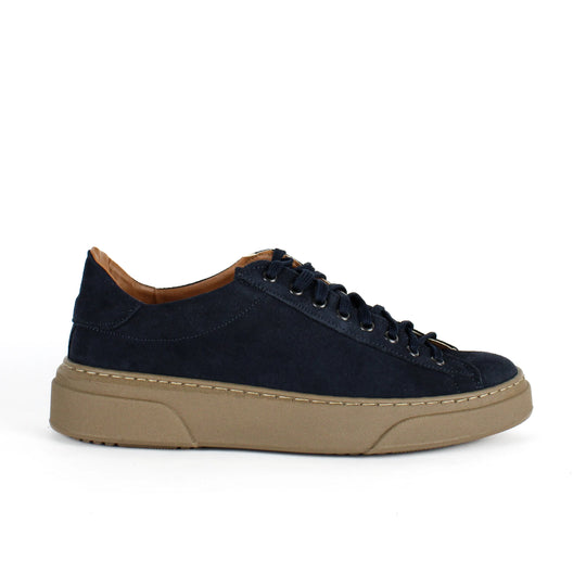 Sneakers Londra in Camoscio Blu