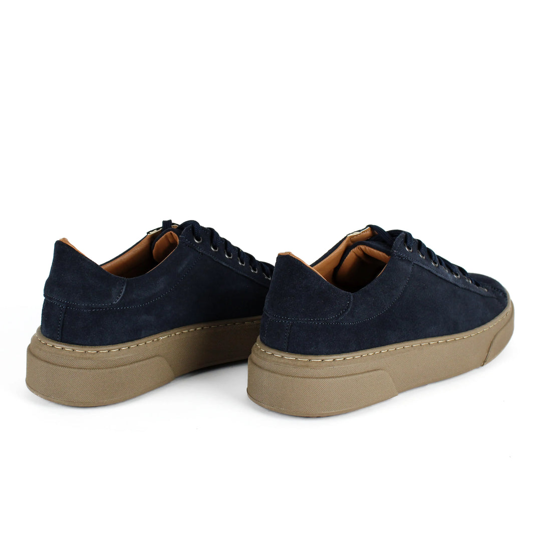 Sneakers Londra in Camoscio Blu