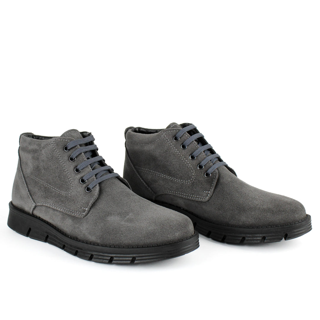 Polacchine Cesare in Camoscio Grigio