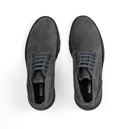 Polacchine Cesare in Camoscio Grigio
