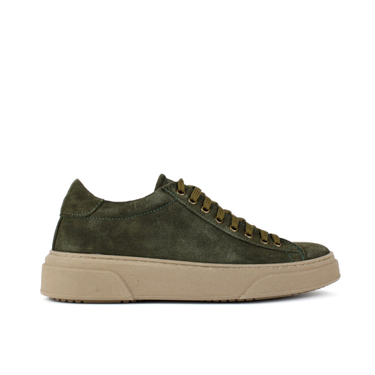 Sneakers Londra in Camoscio Verde