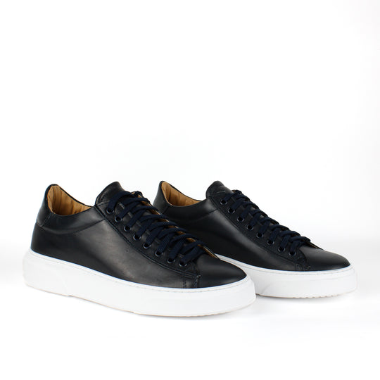 Sneakers Londra in Pelle Blu