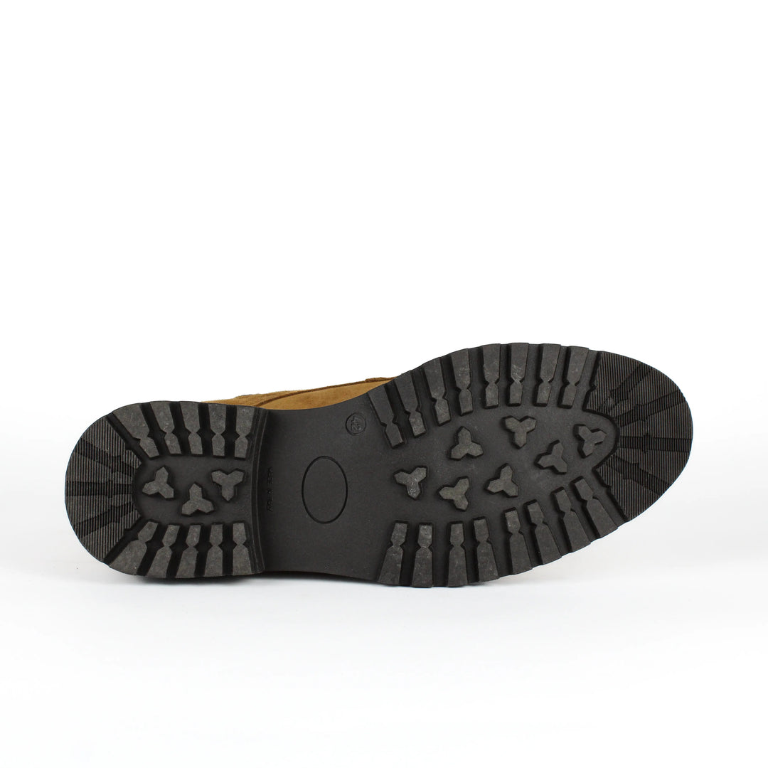 Stivaletti Zip in Camoscio Cuoio