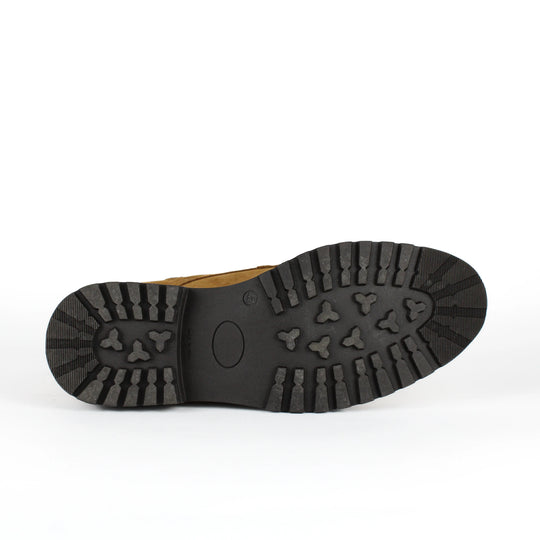 Stivaletti Zip in Camoscio Cuoio