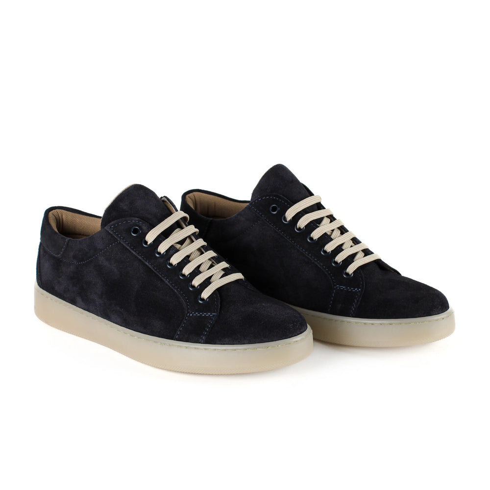 Sneakers Berlino in Camoscio Blu