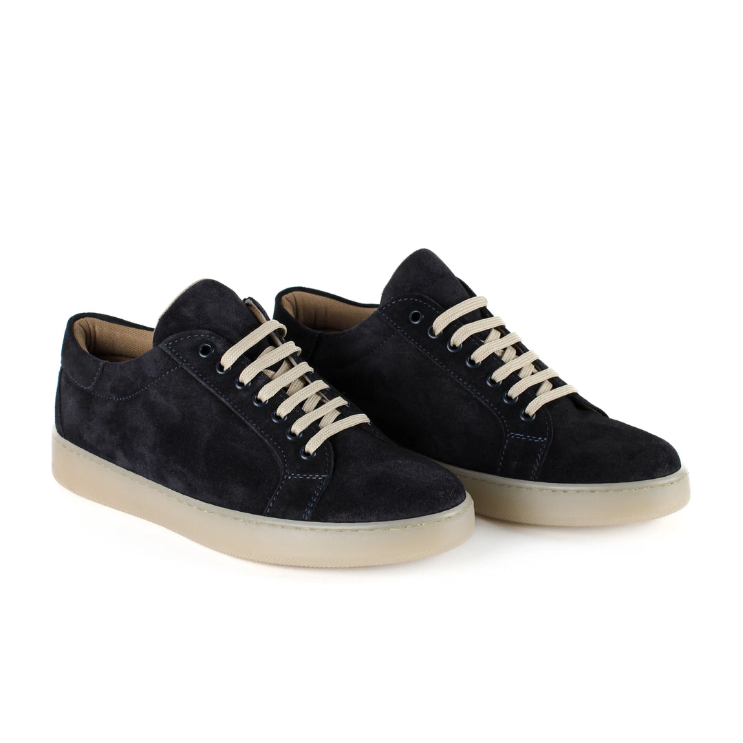 Sneakers Berlino in Camoscio Blu