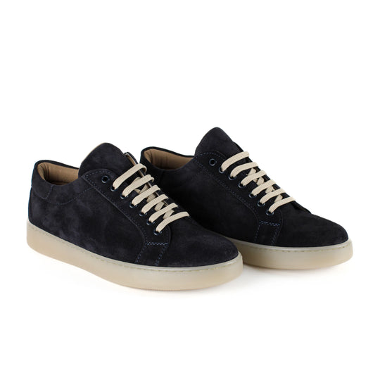 Sneakers Berlino in Camoscio Blu