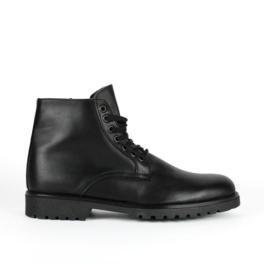 Stivaletti Zip in Pelle Nera