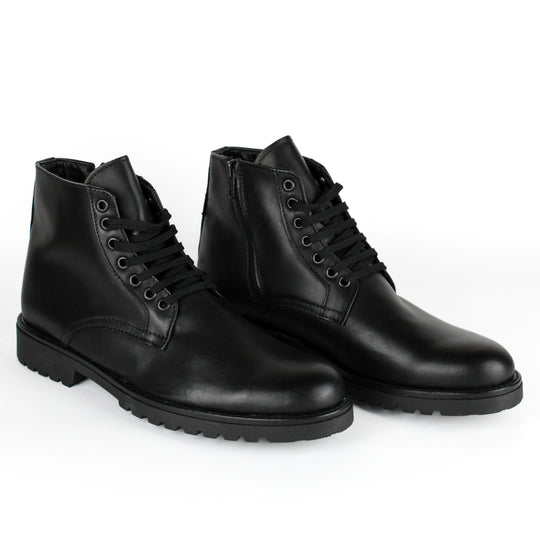 Stivaletti Zip in Pelle Nera