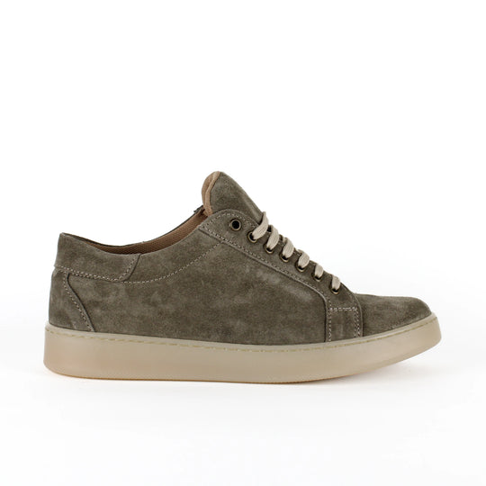 Sneakers Berlino in Camoscio Taupe