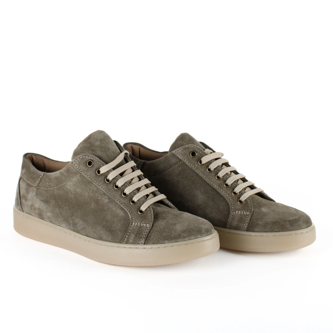 Sneakers Berlino in Camoscio Taupe