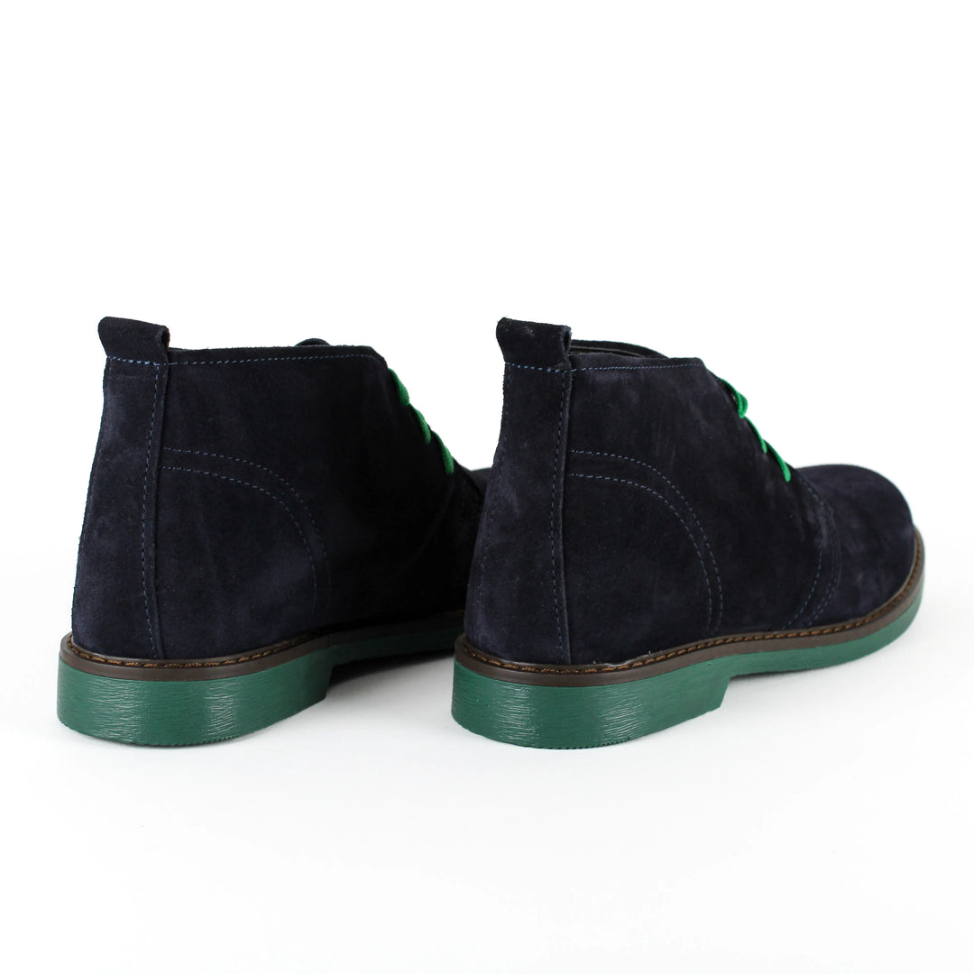 Polacchine Flavio in Camoscio Blu