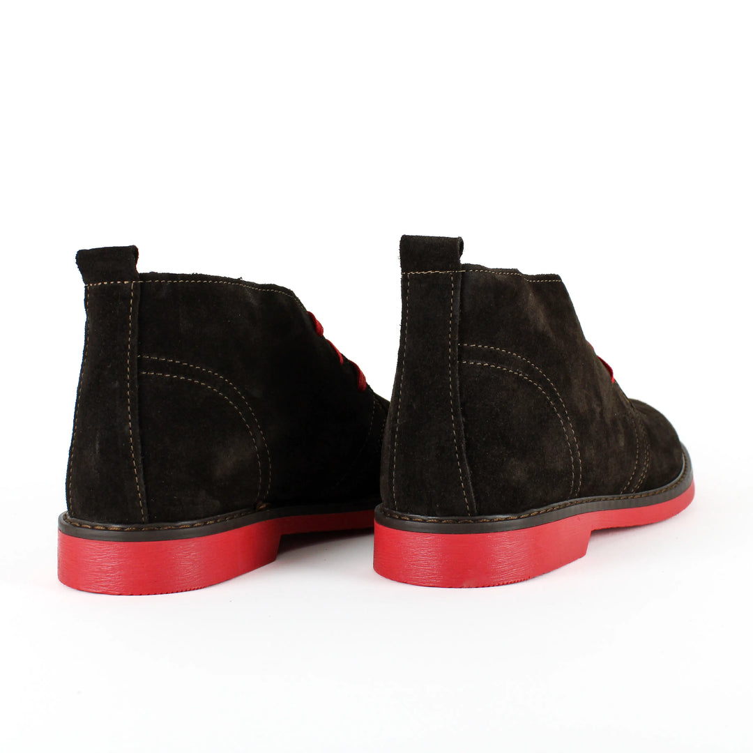 Polacchine Flavio in Camoscio Testa di Moro