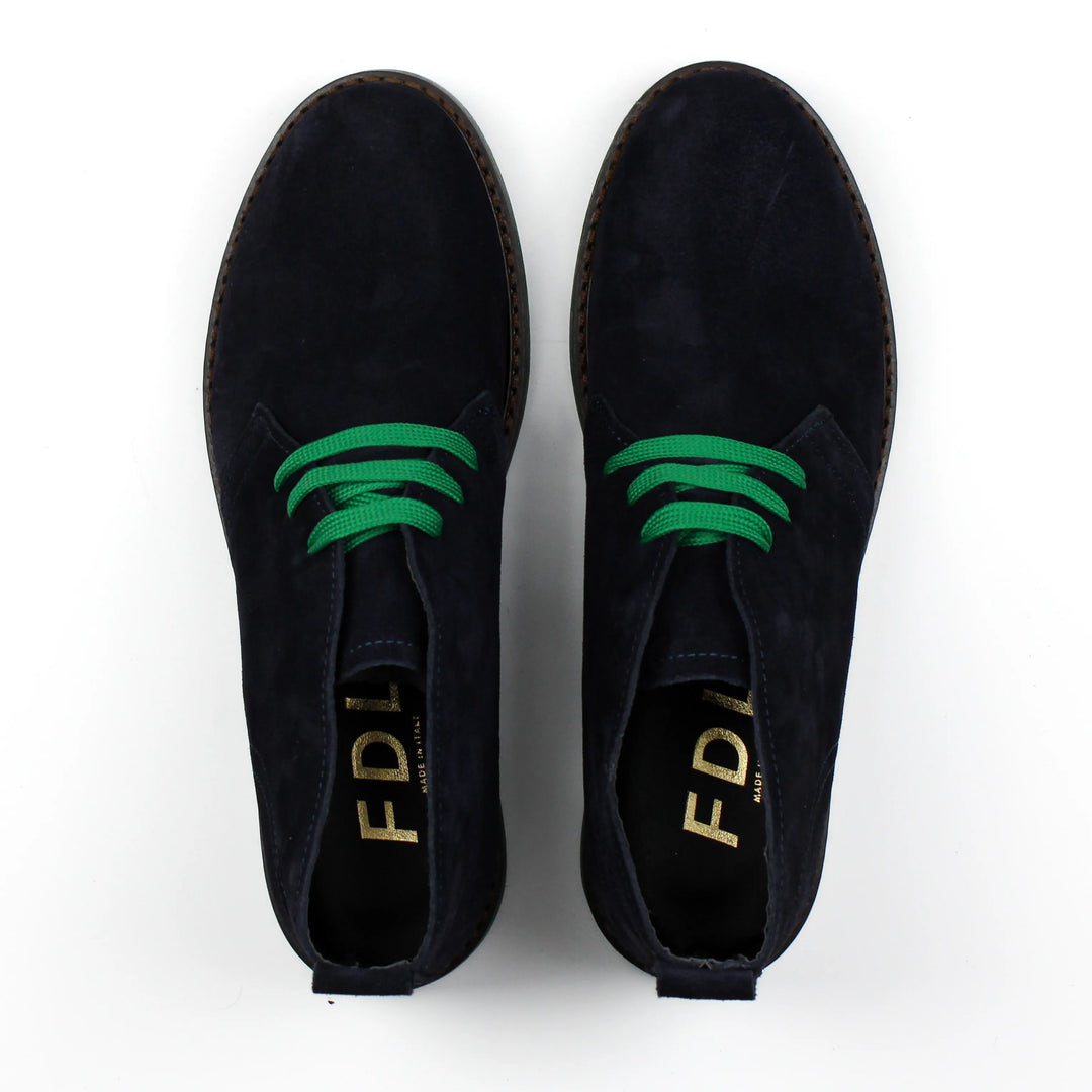 Polacchine Flavio in Camoscio Blu