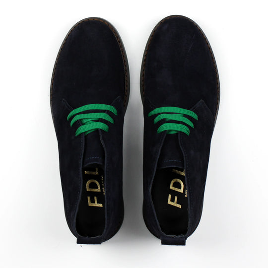 Polacchine Flavio in Camoscio Blu