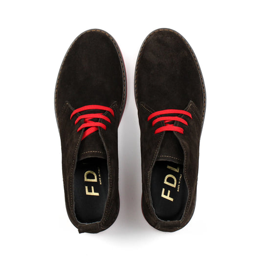 Polacchine Flavio in Camoscio Testa di Moro