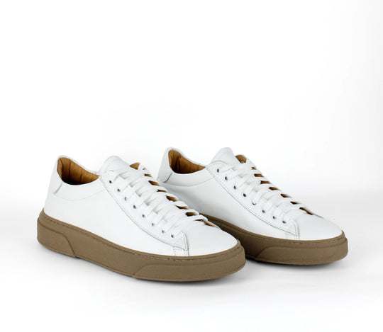 Sneakers Londra in Pelle Bianca