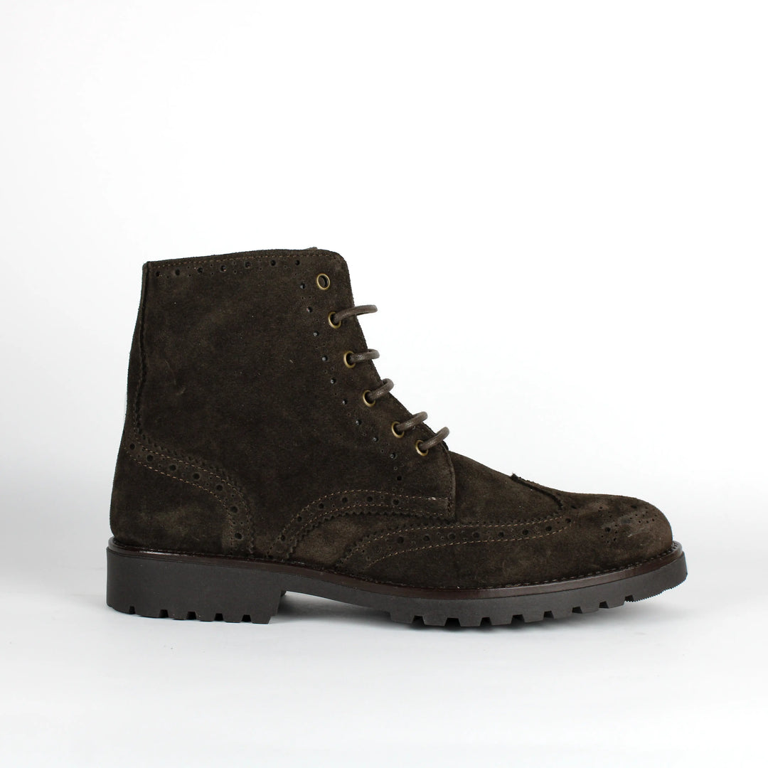 Stivaletti Francesina in Camoscio Testa di Moro